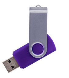 Флешка TWIST Фиолетовая PURPLE MEDIUM C 4010.11.16ГБ с логотипом