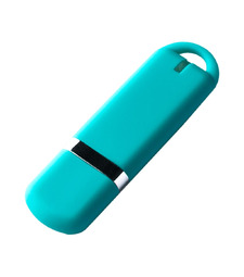 Флешка MIRAX SOFT Бирюзовая 4020.16.8ГБ с логотипом