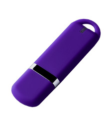 Флешка MIRAX SOFT Фиолетовая PURPLE MEDIUM C 4020.11.8ГБ с логотипом