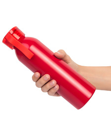 Бутылка для воды VIKING RED 650мл. Красная с красной крышкой 6144.03 с логотипом