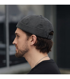 Шапка Docker Hat, темно-серый с логотипом
