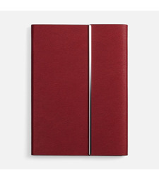 Ежедневник Petrus Flap, недатированный, красный с логотипом