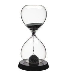 Магнитный антистресс Elusive Time, черный с логотипом