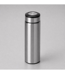 Термос Confident Metallic 420мл, серебристый с логотипом
