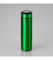 Термос Confident Metallic 420мл, зеленый с логотипом