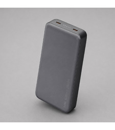 Внешний АКБ NRG Turbo S 20000 mAh, 20Вт, графит, Deppa с логотипом