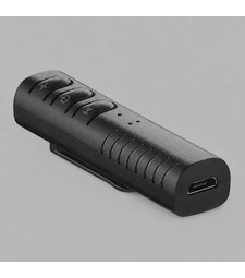 Bluetooth ресивер, BT 5.0, 90 мАч, черный, Deppa с логотипом