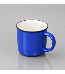 Кружка с каймой Countryside M, синий 410ml с логотипом
