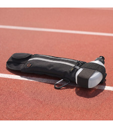Спортивная сумка для бега с бутылкой 270ml Marathon, черный с логотипом