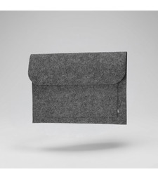 Чехол Felt для планшета 14'' из RPET- фетра, серый с логотипом