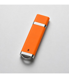 Флеш-карта USB 2.0 16 Gb Орландо, оранжевый с логотипом