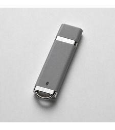 Флеш-карта USB 2.0 16 Gb Орландо, серый с логотипом
