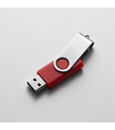 Флеш-карта USB 2.0 16 ГБ Флэш С1, красный с логотипом