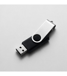 Флеш-карта USB 2.0 32 ГБ Флэш С1, черный с логотипом
