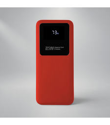 Внешний аккумулятор Kris soft touch, 10000mAh (Красный) с логотипом