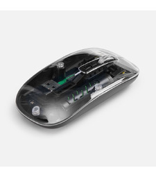 Компьютерная мышь clearCore, черная с логотипом