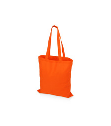 Сумка для шопинга Carryme 140 хлопковая, 140 г/м2, оранжевый с логотипом