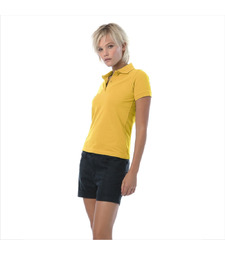 Футболка теннисная женская Safran Pure/women, желтый с логотипом