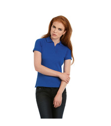 Футболка теннисная женская Safran Pure/women, ярко-синий с логотипом
