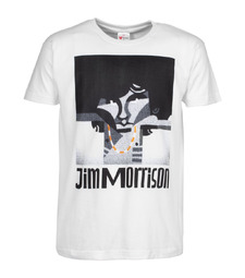 Футболка «Меламед. Jim Morrison», белая с логотипом