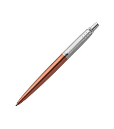 Шариковая ручка Parker Jotter Essential, Chelsea Orange CT, стержень: Mblue с логотипом