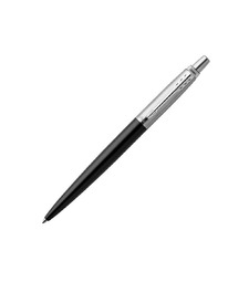 Шариковая ручка Parker Jotter Essential, Satin Black CT, стержень: M, цвет чернил : blue или black с логотипом