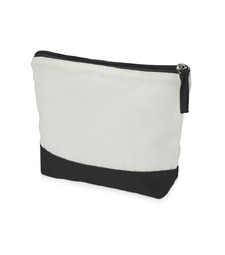 Косметичка хлопковая Cotton, черный с логотипом