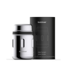 Термос для еды, вакуумный, бытовой, тм bobber. Объем 0.7 литра. Артикул Jerrycan-700 Glossy с логотипом