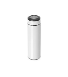 Термос Confident Metallic 420мл, белый с логотипом