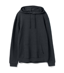 Толстовка с капюшоном унисекс Hoodie, темно-серая с логотипом