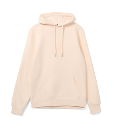 Толстовка с капюшоном унисекс Hoodie, светло-розовая с логотипом