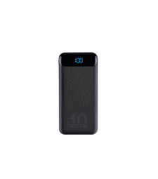 VA2540 (10 000mAh), QC/PD 20W внешний аккумулятор с дисплеем, черный с логотипом