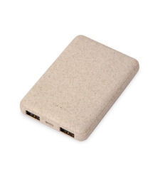 Портативное зарядное устройство Wheatty, 5000 mAh с логотипом