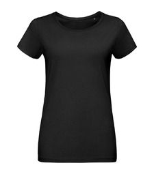 Футболка женская Martin Women, черная с логотипом