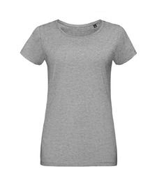 Футболка женская Martin Women, серый меланж с логотипом