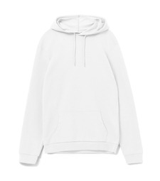 Толстовка с капюшоном унисекс Hoodie, белая с логотипом