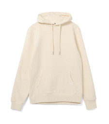 Толстовка с капюшоном унисекс Hoodie, светло-желтая с логотипом