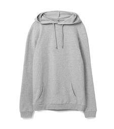 Толстовка с капюшоном унисекс Hoodie, серый меланж с логотипом