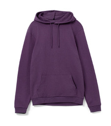 Толстовка с капюшоном унисекс Hoodie, фиолетовый меланж с логотипом