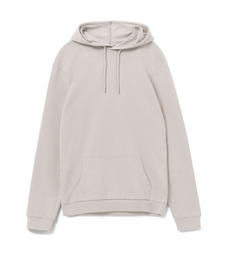 Толстовка с капюшоном унисекс Hoodie, дымчато-серая с логотипом