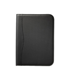 Папка A4 Ebony на молнии, черный с логотипом