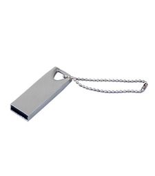 USB 2.0-флешка на 64 Гб с мини чипом, компактный дизайн, стильное отверстие для цепочки с логотипом