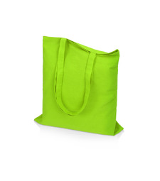 Сумка для шопинга Carryme 120 хлопковая, 120 г/м2, зеленое яблоко с логотипом