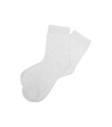 Носки Socks женские белые, р-м 25 с логотипом