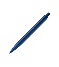 Шариковая ручка Parker IM Monochrome Blue, стержень:M, цвет чернил: blue, в подарочной упаковке. с логотипом