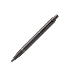 Шариковая ручка Parker IM Monochrome Black, стержень:M, цвет чернил: blue, в подарочной упаковке. с логотипом