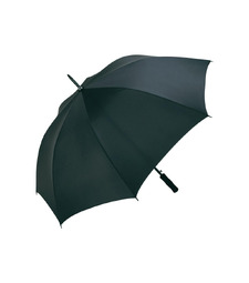 Зонт-трость 2382 Giant с большим куполом, полуавтомат, черный с логотипом