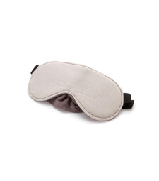 Маска для глаз Luxury Eye Mask, бежевый с логотипом