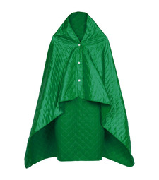 Плед-пончо для пикника SnapCoat, зеленый с логотипом