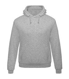 Толстовка Hooded, серый меланж с логотипом